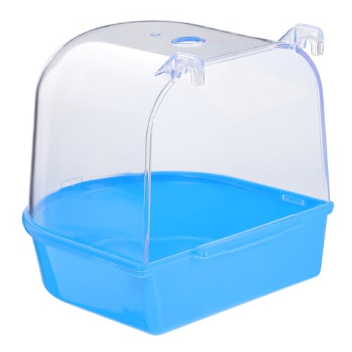 Toddmomy Papageienbad Für Kleine Badekäfig Für Wellensittiche Und Für Kanarienvögel Und Papageien Vogelbadewanne Für Käfige von Toddmomy