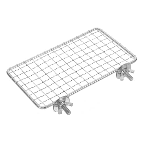 Toddmomy Einstellbare Vogel Barsch Papagei Mesh Stehen Erhöhten Papagei Spielzeug Robust Draht Grid Sittich Spielzeit Stehen von Toddmomy