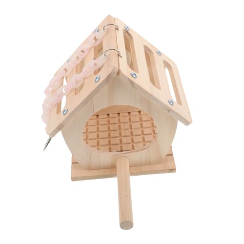 Toddmomy Parrot Nesting Box mit Sitzstange und Schaukel aus Holz Stabiles Vogelhaus zum Aufhängen für Kleine Vögel Wie Wellensittiche und Liebesvögel Vielseitig als Stationäres oder Toddmomy Parrot Nesting Box mit Sitzstange und Schaukel aus Holz Stabiles Vogelhaus zum Aufhängen für Kleine Vögel Wie Wellensittiche und Liebesvögel Vielseitig als Stationäres oder von Toddmomy