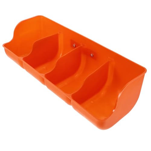 Toddmomy Pig Feeder für Ferkel Robuster Futtertrog mit Mehreren Fächern und Leicht zu Reinigen für Schweinefütterung Aufzucht von Toddmomy