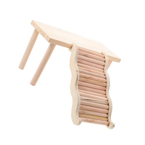 Toddmomy Hamster Holzplattform Mit Treppe Multifunktionale Spiel Und Ruhefläche Für Kleine Tiere Wie Hamster Meerschweinchen Und Ratten Für Käfige Und Spielbereiche von Toddmomy
