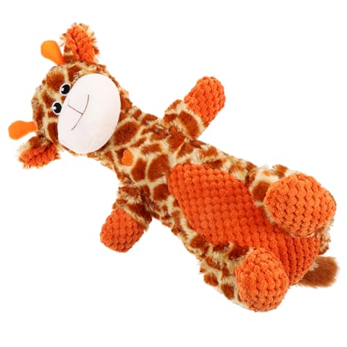 Toddmomy Plüsch Giraffe Interaktives Kauspielzeug für Kleine Quietschspielzeug zur Zahnpflege und Beschäftigung Sicheres für Gesunde Zähne Toddmomy Plüsch Giraffe Interaktives Kauspielzeug für Kleine Quietschspielzeug zur Zahnpflege und Beschäftigung Sicheres für Gesunde Zähne von Toddmomy