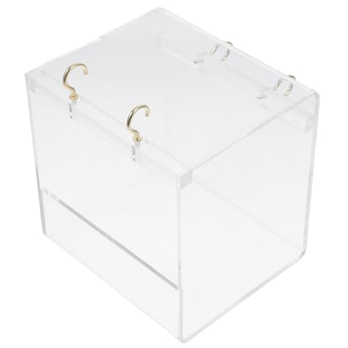Toddmomy Praktische Vogelbadewanne aus Leichtem Verschleißfestem Kleine Papageien Badebox mit Glatten Kanten Auslaufsicher für Wellensittiche und Kleine Ziervögel Baden im Käfig Toddmomy Praktische Vogelbadewanne aus Leichtem Verschleißfestem Kleine Papageien Badebox mit Glatten Kanten Auslaufsicher für Wellensittiche und Kleine Ziervögel Baden im Käfig von Toddmomy