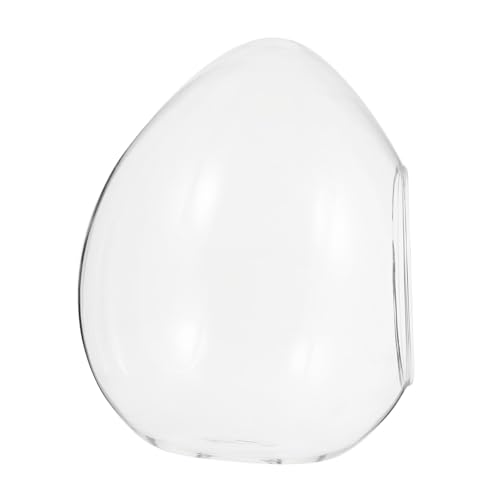 Toddmomy Premium Glas Hamster Nest Haustier Kühlhaus aus Transparentem Glas Stilvolles Verschleißfestes Schlafhaus für Hamster Chinchillas Igel und Kleine Nager Sicher und Komfortabel S von Toddmomy