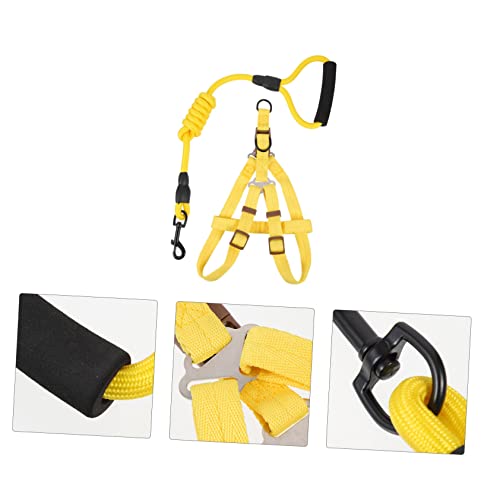 Toddmomy Puppy Harness Leash aus Nylon Verstellbares Trainingsgeschirr für Kleine und Mittelgroße Hunde Langlebige Führleine Modisches Bequemes Haustier Traction von Toddmomy