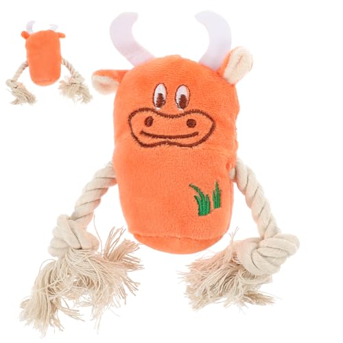 Toddmomy Kuscheltiere Für Hunde Interaktives Quietschendes Kauspielzeug Cow-Form Geeignet Für Kleine Mittelgroße Und Große Hunde Zum Kauen Und Spielen Drinnen Und Draußen Toddmomy Kuscheltiere Für Hunde Interaktives Quietschendes Kauspielzeug Cow-Form Geeignet Für Kleine Mittelgroße Und Große Hunde Zum Kauen Und Spielen Drinnen Und Draußen von Toddmomy