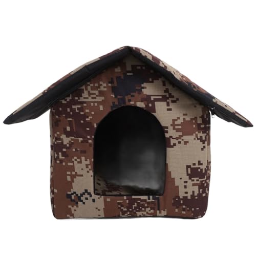 Toddmomy Wetterfestes Isoliertes Katzenhaus Für Draußen Mit Abnehmbarer Weicher Matte Erhöhtes Design Für Schutz Vor Wind Und Regen Winterunterkunft Für Katzen von Toddmomy