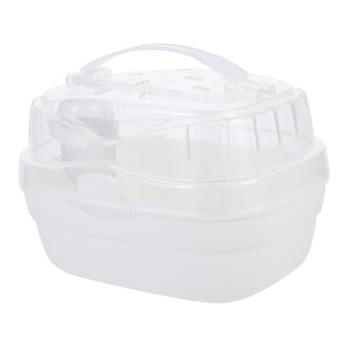 Toddmomy Reisen Hamsterkäfig Transportbox für Hamster Atmungsaktive Kunststoff Hamsterbox für Kleine Haustiere Wie Hamster und Mäuse und Langlebig Lösung von Toddmomy