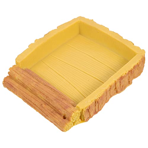 Toddmomy Reptilien Wasserschale Für Schildkröten Natürliche Farbgestaltung Futter Wasserstation Für Kleine Reptilien Zubehör Für Terrarien Geeignet Für Eidechsen Und Geckos Gelbes Holzdesig Toddmomy Reptilien Wasserschale Für Schildkröten Natürliche Farbgestaltung Futter Wasserstation Für Kleine Reptilien Zubehör Für Terrarien Geeignet Für Eidechsen Und Geckos Gelbes Holzdesig von Toddmomy