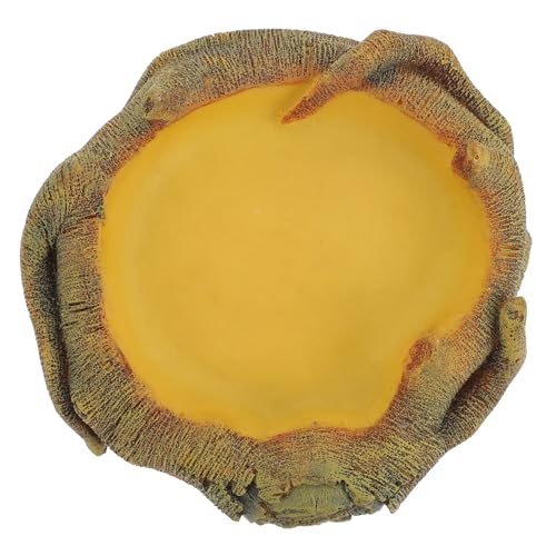 Toddmomy Reptilien Wasserschale aus Resin mit Holzmaserung Stabile Trink und Futterwanne für Terrarien Rutschfestes Reptilien Box Zubehör für Bartagame Eidechsen und Schildkröten Toddmomy Reptilien Wasserschale aus Resin mit Holzmaserung Stabile Trink und Futterwanne für Terrarien Rutschfestes Reptilien Box Zubehör für Bartagame Eidechsen und Schildkröten von Toddmomy