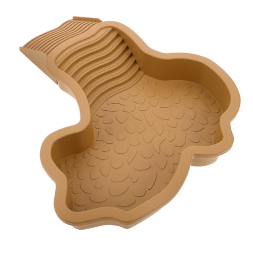 Toddmomy Reptilien-badebecken mit Rutschfester Rampe Großes Schildkröten-wasserbecken und Sonnenplattform aus Kunststoff Multifunktionales Wasser Futterbecken Robust und Leicht zu Reinigen Toddmomy Reptilien-badebecken mit Rutschfester Rampe Großes Schildkröten-wasserbecken und Sonnenplattform aus Kunststoff Multifunktionales Wasser Futterbecken Robust und Leicht zu Reinigen von Toddmomy