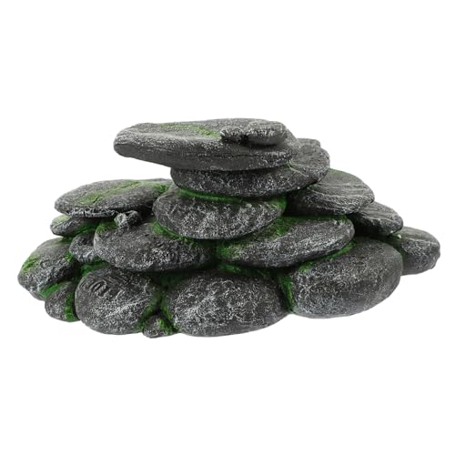 Toddmomy Reptilienkletterplattform aus Harz Dekoratives Versteck für Schildkröten Eidechsen und Andere Reptilien Langlebige Fleckbeständige Aquarium Dekoration mit Natürlichem Look von Toddmomy
