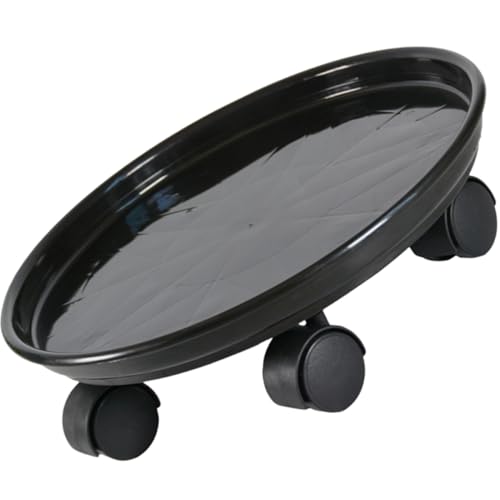 Toddmomy Rollbarer Pflanzenteller mit Blumenkübeluntersetzer Wasserauffangschale für Blumentöpfe und Praktisch für und Außenbereich von Toddmomy