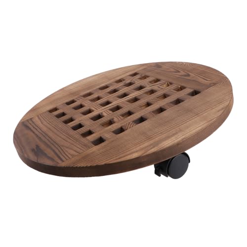 Toddmomy Rundes Tablett Mit Blumentopfrad Untertasse Pflanzen Im Freien Pflanzentopf Gartendekor Pflanzenregal Drinnen Runden Halter Mehrere Anlage Beweglich Hölzern Toddmomy Rundes Tablett Mit Blumentopfrad Untertasse Pflanzen Im Freien Pflanzentopf Gartendekor Pflanzenregal Drinnen Runden Halter Mehrere Anlage Beweglich Hölzern von Toddmomy
