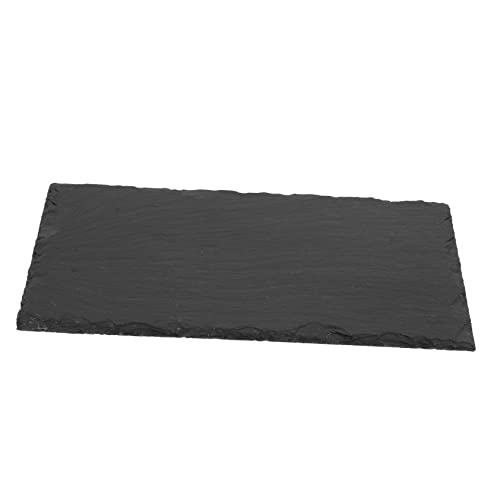 Toddmomy Schiefermatte Felsen klein Schildkrötenfütterung Schildkrötenplatte Schildkrötenschale Futterteller für Reptilien Futterbecken Futterteller für Schlangen Grey von Toddmomy