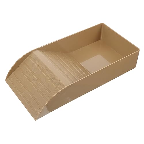 Toddmomy Reptilien Futter Und Wasserschale Mit Rampen-Design Multifunktionale Plastik-schildkrötenplattform Für Terrarium Aquarium Und Sonnenbad Stabil Und Langlebig Holzoptik von Toddmomy
