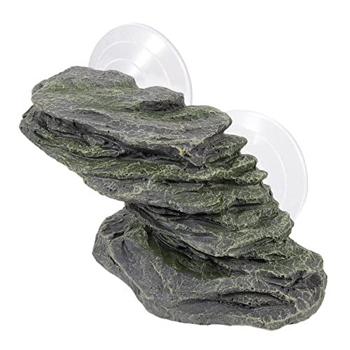 Toddmomy Schildkröten Baskingsplattform aus Lebensmittelechtem Material Kletter und Sonnenplatz für Reptilien im Aquarium für Terrapins Geckos und Eidechsen Dekoration von Toddmomy