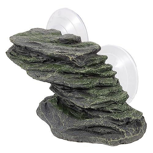 Toddmomy Schildkröten Tank Dekoration Kletterplattform für Schildkröten Terrarium Ornament für Schildkröten und Reptilien Einfache Installation und Design von Toddmomy