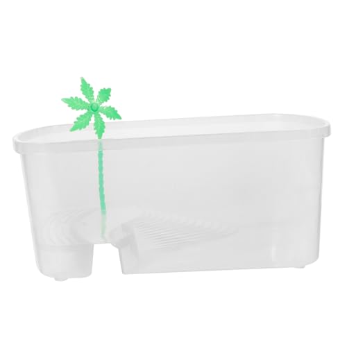 Toddmomy Schildkrötenbecken Aquarium Tank Schildkrötenplattform Schildkrötenkäfige Schildkröten-Lebensbecken Schildkrötenbehälter aus Kunststoff Turtle -Fütterungsplattform Plastik Weiß Toddmomy Schildkrötenbecken Aquarium Tank Schildkrötenplattform Schildkrötenkäfige Schildkröten-Lebensbecken Schildkrötenbehälter aus Kunststoff Turtle -Fütterungsplattform Plastik Weiß von Toddmomy