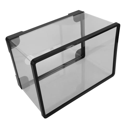 Toddmomy Schildkrötenbecken Teichfischfutter Aquarium Anlage automatischer Fischfutterautomat schildkrötenhaus wasserschildkröten Betta-Schüssel Transparenter Goldfischbeckenhalter Acryl von Toddmomy