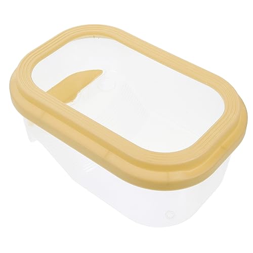 Toddmomy Schildkrötenbecken Wasser- Zubehör Für Den Lebensraum Von Schildkröten Zucht Schildkrötenpanzer Aquarium Fisch Container Multifunktional Klein Tank Haustiere Plastik Khaki von Toddmomy