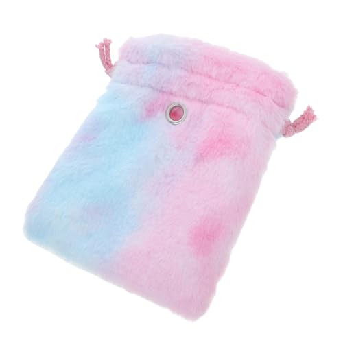 Toddmomy Schlafsack aus Hamsterwolle tragbarer Schlafsack Chinchilla-Bettzeug-Nest Kuschelsack für Hamster Käfignest für Kleintiere Warmes Nestbett für kleine Haustiere Korallenvlies Rosa von Toddmomy