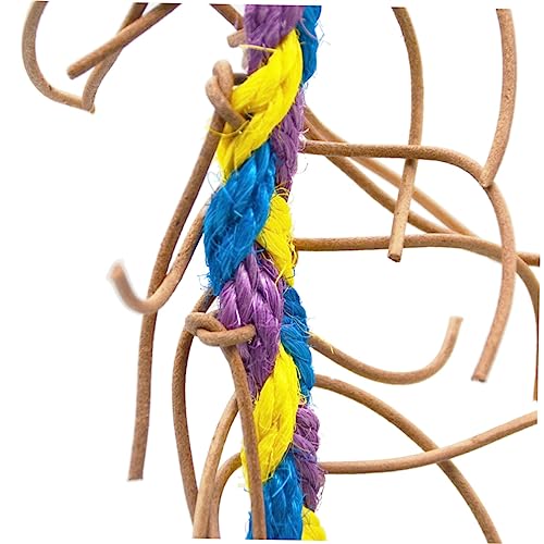 Toddmomy Schnur Vogelspielzeug Papagei Seil Kauspielzeug Für Vögel Toddmomy Schnur Vogelspielzeug Papagei Seil Kauspielzeug Für Vögel von Toddmomy