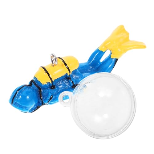 Toddmomy Realistisches Taucher-Ornament Aus Kunstharz Für Schwimmende Aquarien Dekoration Für Aquarien Pädagogisches Zubehör von Toddmomy