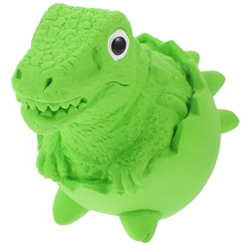 Toddmomy Squeaky Hundespielzeug aus Latex Interaktives Kauspielzeug im Dinosaurier Design für Kleine Hunde Langlebig und Sicher Fördert Bewegung und Langeweile von Toddmomy
