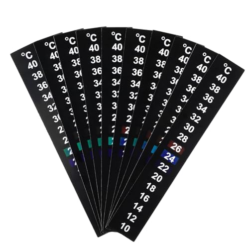 Toddmomy Streifenthermometer 18-34° Für Küche/Aquarium Leicht Ablesbares Raumthermometer Zufällig Toddmomy Streifenthermometer 18-34° Für Küche/Aquarium Leicht Ablesbares Raumthermometer Zufällig von Toddmomy