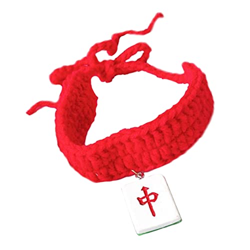 Toddmomy Modischer Katzen-strickhalsschmuck- Für Haustiere Atmungsaktives Und Bequemes Accessoire Toddmomy Modischer Katzen-strickhalsschmuck- Für Haustiere Atmungsaktives Und Bequemes Accessoire von Toddmomy