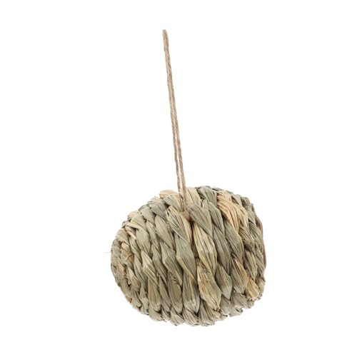 Toddmomy Strohnest meerschweinchen kaninchenhaus Ratten -Versteck Chinchilla-Versteck Spielzeughütte Hamster -Versteck Hamsterverstecke Eichhörnchenspielzeug für den Käfig Hamsterkäfig Gras von Toddmomy
