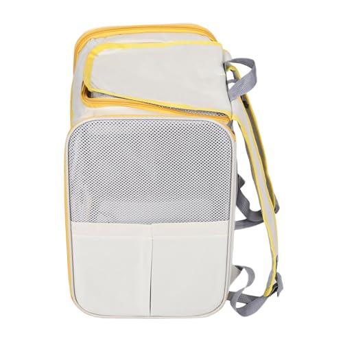 Toddmomy Tragetasche Für Katzen Und Hunde: Tragbarer, Faltbarer Haustier-Rucksack Mit Schultergurten Für Sommerausflüge, Reisen, Wandern, Outdoor-Camping von Toddmomy