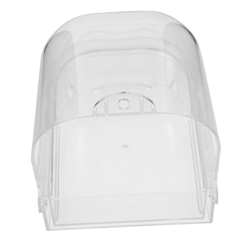 Toddmomy Transparent Vogelbad mit Abnehmbarem für Sittiche und Nymphensittiche Hygienische Vogelkäfig-badewanne zur Einfachen Reinigung und Gesunden Gefiederpflege von Toddmomy