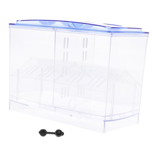 Toddmomy Transparente Doppelschichtige Aquarium Fischzuchtbox mit Belüftung Langlebiges Kunststoff Aufzuchtbecken für Aggressive Fische Kleine Fische und Garnelen mit Sicherem Deckel für Toddmomy Transparente Doppelschichtige Aquarium Fischzuchtbox mit Belüftung Langlebiges Kunststoff Aufzuchtbecken für Aggressive Fische Kleine Fische und Garnelen mit Sicherem Deckel für von Toddmomy