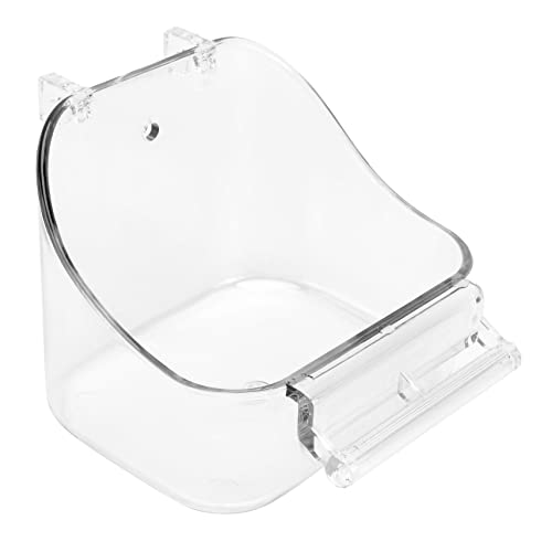 Toddmomy Transparente Vogel Futterbox und Badewanne für Wellensittiche Multifunktionale Futter und Duschschale für Kleine Vögel Langlebig und für Papageien und Toddmomy Transparente Vogel Futterbox und Badewanne für Wellensittiche Multifunktionale Futter und Duschschale für Kleine Vögel Langlebig und für Papageien und von Toddmomy