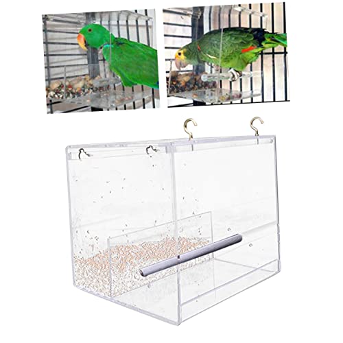Toddmomy Transparenter Fenster Vogelfutterspender Mittlere Extra Tiefe Auffangschale für Futter aus Robustem mit Trennwand und Abflusslöchern für Wildvögel Wie Sperlinge Toddmomy Transparenter Fenster Vogelfutterspender Mittlere Extra Tiefe Auffangschale für Futter aus Robustem mit Trennwand und Abflusslöchern für Wildvögel Wie Sperlinge von Toddmomy