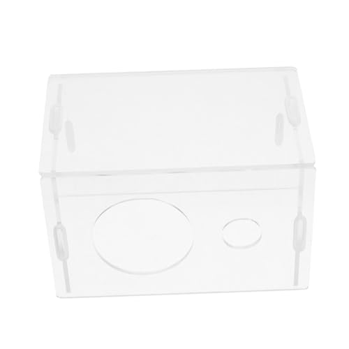 Toddmomy Transparentes Hamsterversteck: Unterschlupf Für Kleintiere, Acryl, Versteck Für Rennmäuse, Rattenhütte, Haus, Mäuse, Lebensraum, Dekoration, Versteck, Sandbad, Box Für Verbesserte von Toddmomy