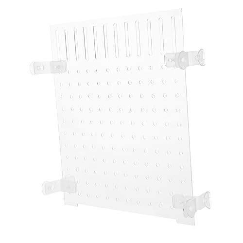 Toddmomy Aquarium Trennwand Transparentes Isolation Board für Fischhaltung Einfache Installation Geeignet für Aufzuchtbecken und Aquascaping Saugnäpfe von Toddmomy
