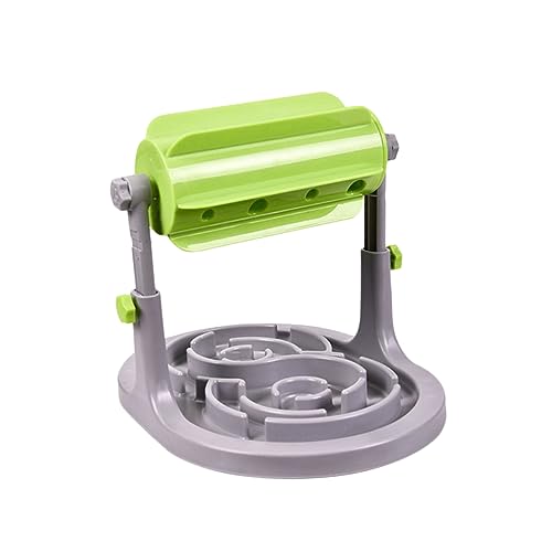 Toddmomy Trommelspender für Futtertraining Langsam Fressender Feeder aus Robustem Kunststoff Grün Interaktives für Vermeidung von Überfressen und Langsamkeit Toddmomy Trommelspender für Futtertraining Langsam Fressender Feeder aus Robustem Kunststoff Grün Interaktives für Vermeidung von Überfressen und Langsamkeit von Toddmomy