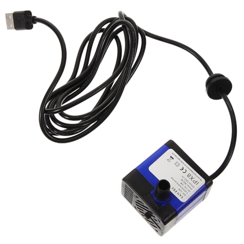 Toddmomy USB Tauchwasserpumpe Für Aquarien Und Wasserbrunnen Kompakte Springbrunnenpumpe Für Katzen Wasserbrunnen Terrarien Und Kleine Teiche von Toddmomy