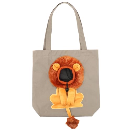 Toddmomy Haustier-katzentasche Löwenmuster Canvas-Material Katzentragetasche EIN Muss Für Outdoor-Abenteuer von Toddmomy