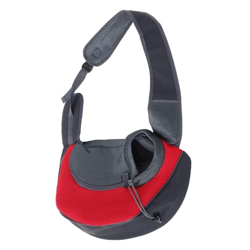 Toddmomy Puppy Carrier Tragetasche Für Haustiere Verstellbare Sling-Tragetasche Für Kleine Hunde Und Katzen Atmungsaktive Umhängetasche Für Outdoor-Reisen Stilvoll Und Praktisch von Toddmomy