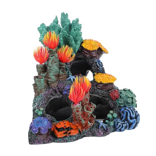 Toddmomy Umweltfreundliche Resin Korallen Dekoration Aquarium Kunstpflanze Langlebig Robust Hydroponisch Naturgetreu als Fischbecken Ornament und Schreibtischdeko für Zuhause Büro Garten von Toddmomy