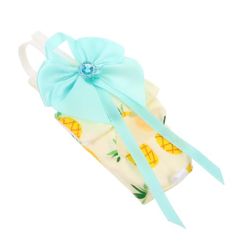 Toddmomy Vogel Fluganzug mit Absorbierender Windel Atmungsaktives Leichtes Nappy für Wellensittiche und Effektives Abfallmanagement Peonisches Design für Einfache Pflege und Freien von Toddmomy