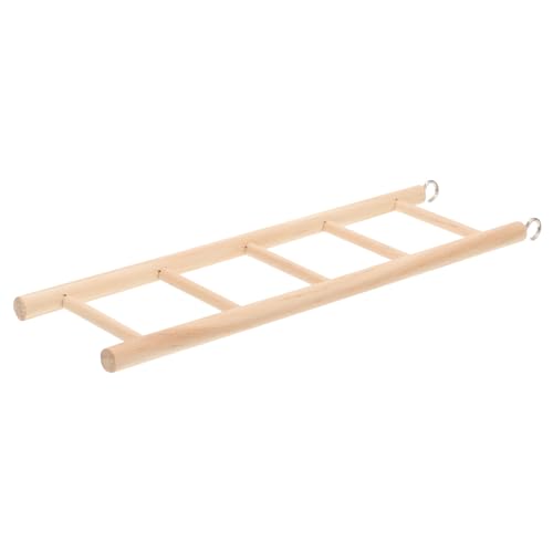 Toddmomy Vogel Holzleiter für Papageien Kletterleiter für Kleine und Mittelgroße Vögel Sicher und Unterhaltsam für Haustiere für Käfige und Spielumgebungen von Toddmomy