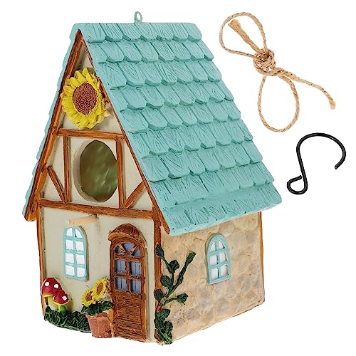 Toddmomy Vogel Nistkasten aus Resin Hängendes für Garten Dekorativer Vogelzuchtplatz für Kleine Einfache und Langlebig Gartendekoration Toddmomy Vogel Nistkasten aus Resin Hängendes für Garten Dekorativer Vogelzuchtplatz für Kleine Einfache und Langlebig Gartendekoration von Toddmomy