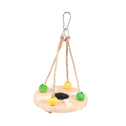 Toddmomy Hängender Holzfütterer Für Vögel Multifunktionale Futter Und Wasserschale Mit Sitzbrett Für Papageien Und Andere Haustiere Installieren Und Leicht Zu Reinigen Toddmomy Hängender Holzfütterer Für Vögel Multifunktionale Futter Und Wasserschale Mit Sitzbrett Für Papageien Und Andere Haustiere Installieren Und Leicht Zu Reinigen von Toddmomy