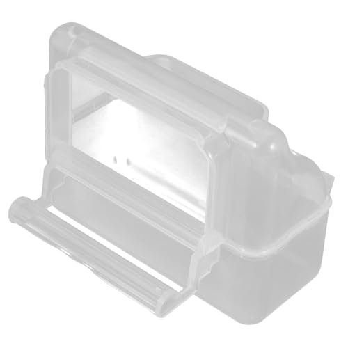Toddmomy Klarer Vogelfutterspender Für Papageien Transparente Futterstation Mit Größerer Kapazität Leichtes Material Für Käfige Installieren Für Wasser Und Futter von Toddmomy