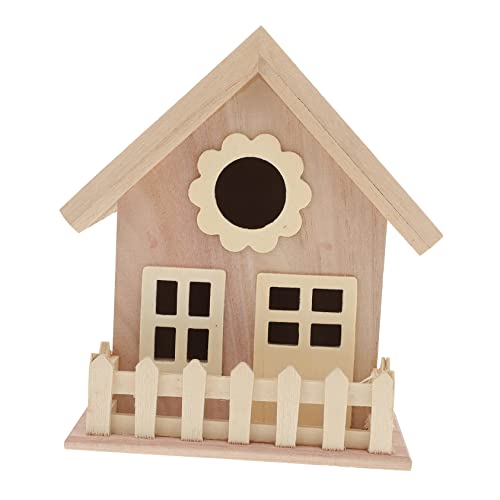 Toddmomy Vogelhaus Vogelhäuser Für Den Außenbereich Vogelhäuschen Zum Bemalen Basteln Vogel Zuhause Vögel Zubehör Vogelhütte Bett Windows-vogelnest Vogelnest Aus Holz Hölzern von Toddmomy